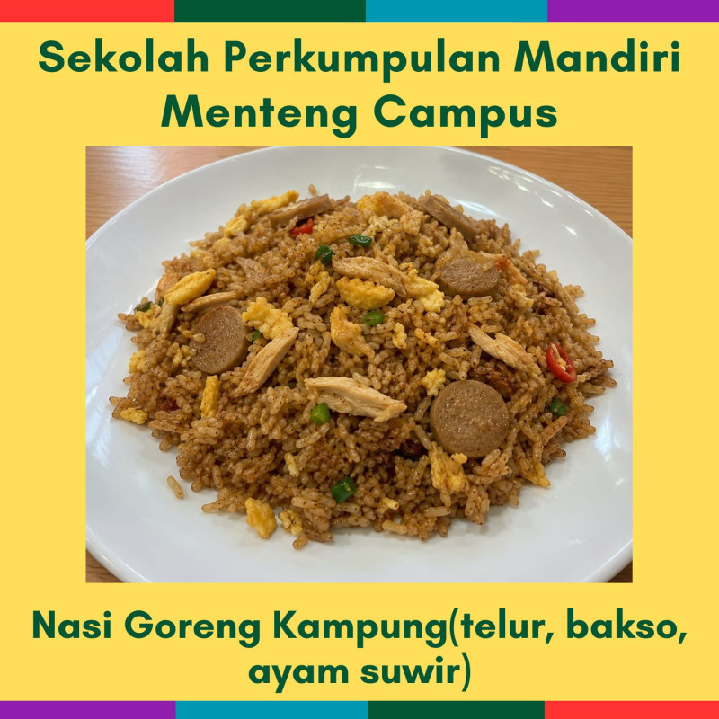 Nasi Goreng Kampung (telur, bakso, ayam suwir) (MC)